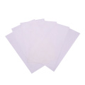 Coated overlay printable PVC film